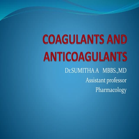 Anticoagulants