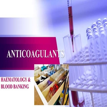 Anticoagulants