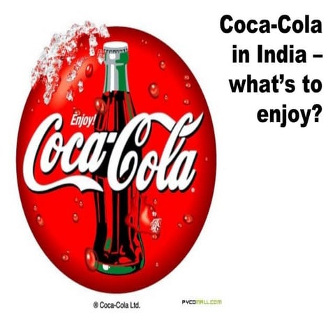 Problems of Globalisation: anti-coke protests in India
