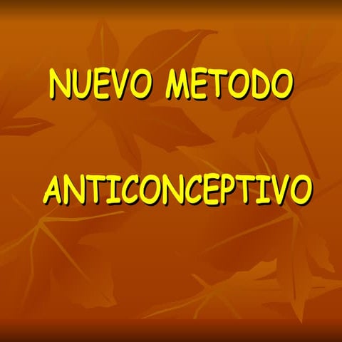 Anticonceptivo