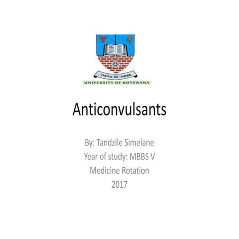 Anticonvulsants