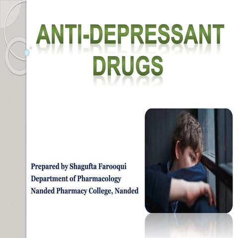 Antidepressant drugs