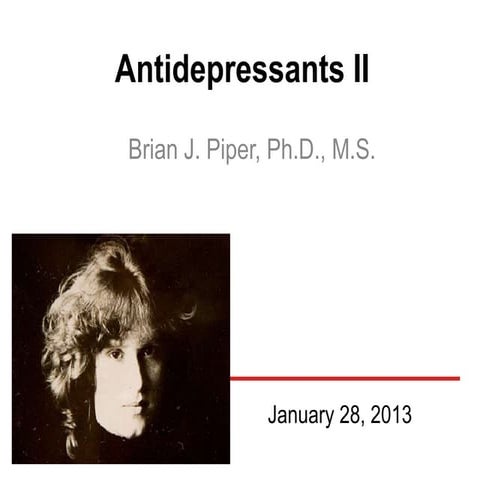 Antidepressants Part II