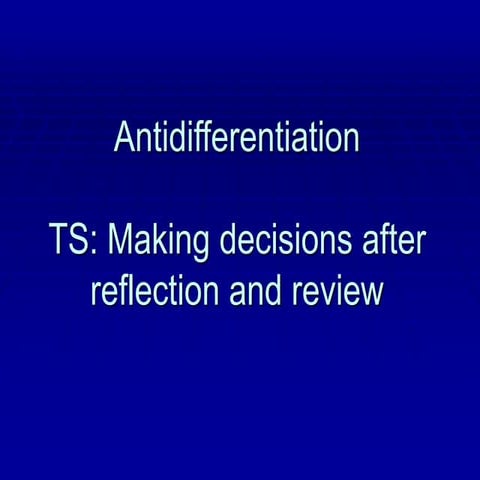 Antidifferentiation.ppt