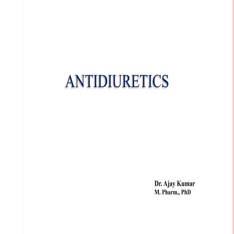 Antidiuretics