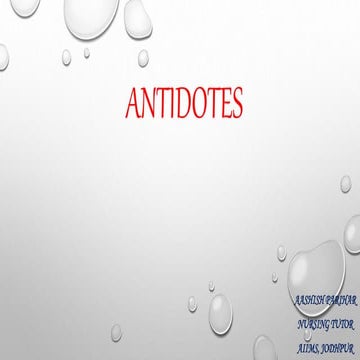 Antidote