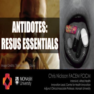 Antidotes: Resus Essentials 2019