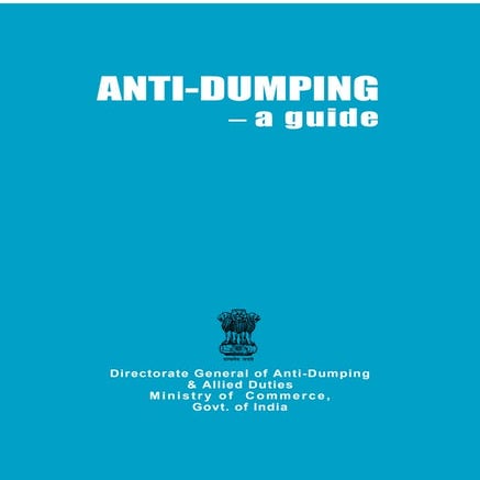 Anti dumping Rules
