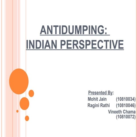 Antidumping34 46 72