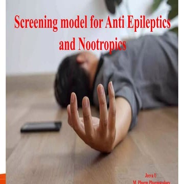 antiepileptic effect in animal models department of pharmacology