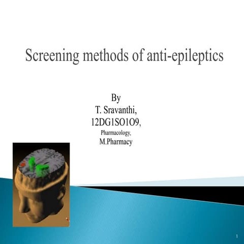 screening methods for Antiepileptic activity