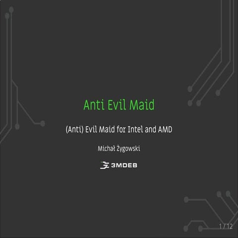 Status of AEM for Intel and AMD