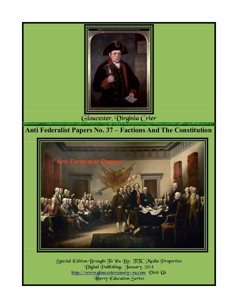 anti federalist papers anti federalist papers