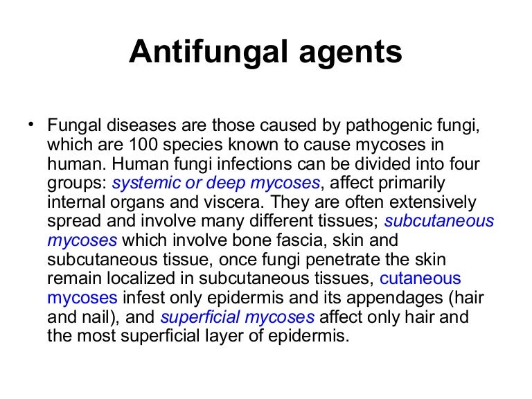 Antifungal agents
