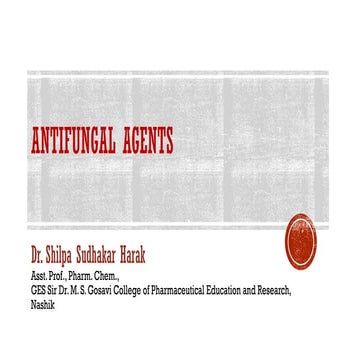 Antifungal agents