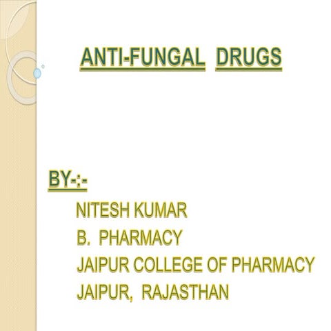 Anti fungal agents