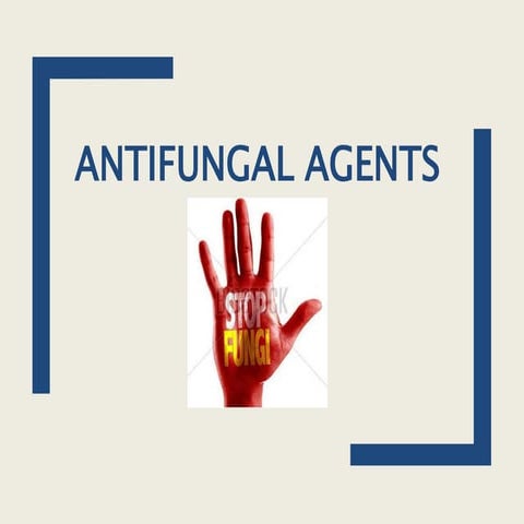 Antifungal agents 1