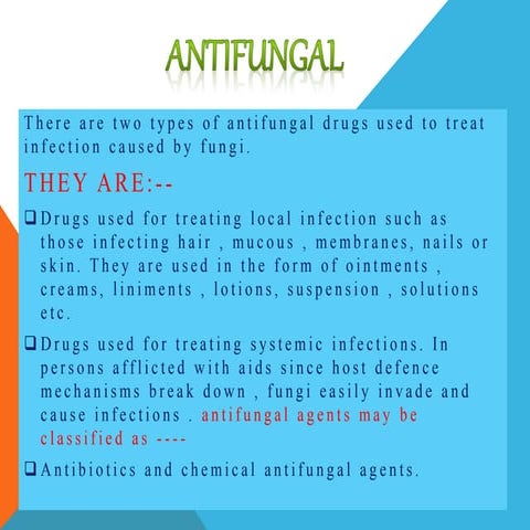 Antifungal | PPTX