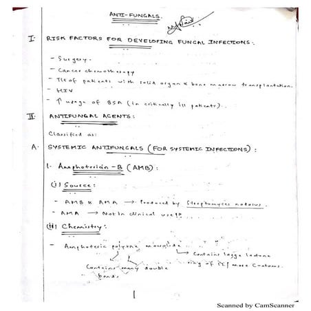 Anti-fungal drugs - by RxVichuZ!! :)