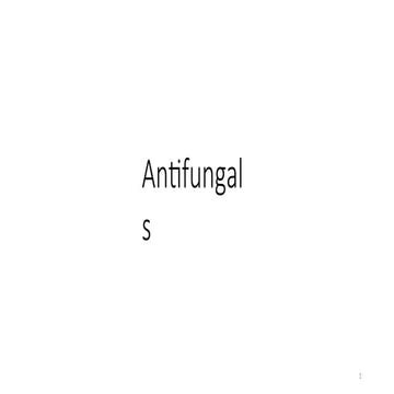 Antifungals, Pharmacology Basic Introduction