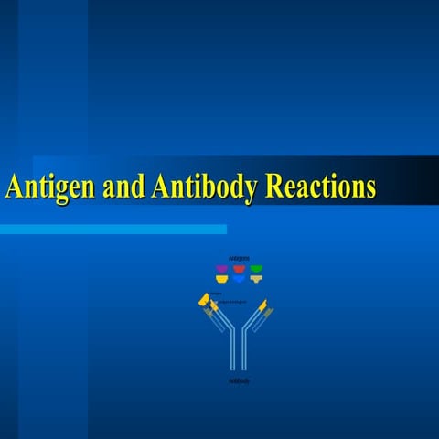 Antigen and antibody reaction | PPTX