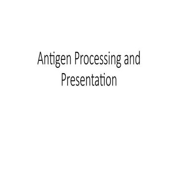 Antigen Processing and Presentation.pptx