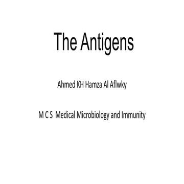 Antigens.lecture note immunology theoretical pptx