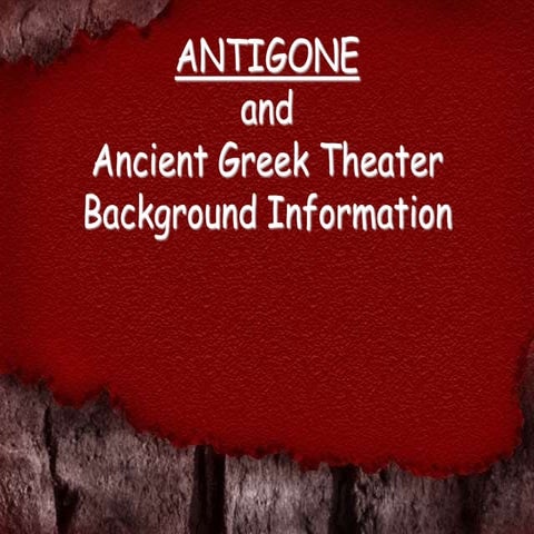 Antigone Background Aristotle and Tragedy.ppt