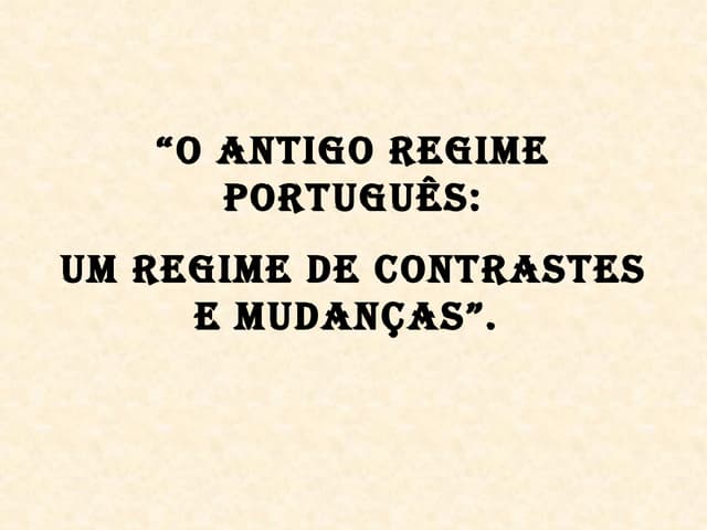 Política económica - século XVIII