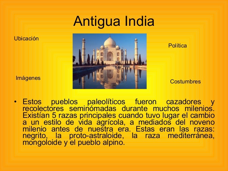 Antigua India 7º B Antigua India 7º B