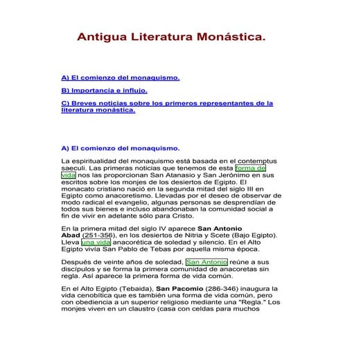 Antigua literatura monástica   copia