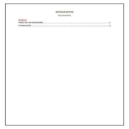 Antiguo egipto