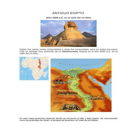 Antiguo egipto  la eternidad del barro