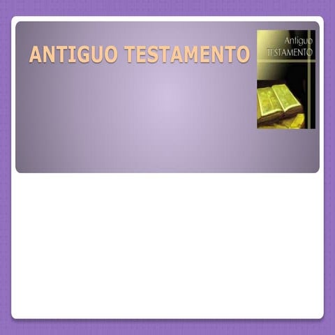 libros y conjuntos del Antiguo Testamento