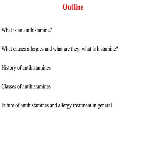 Antihistamine