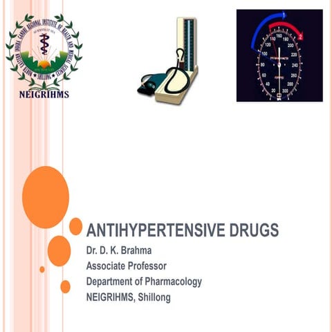 Antihypertensives - drdhriti