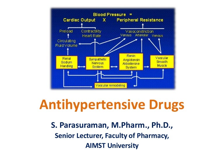 The Action Of Antihypertensive Drugs Is To Antihypertensive drugs
