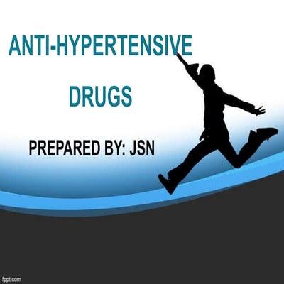 Anti hypertensive drugs