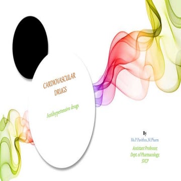 Cardiovascular drugs-Antihypertensive drugs