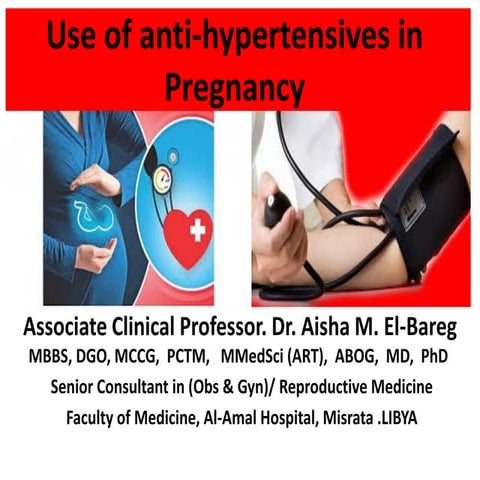 Anti-hypertensives in Pregnancy