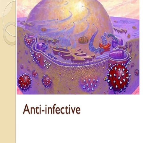 Anti-infective agent , infectious Disease