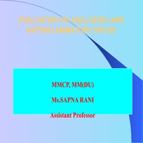 antiinflammatory.pptx drugs evaluation..