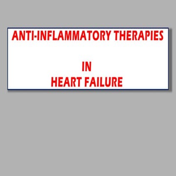 Antiinflammatory therapies in Heart Failure.pptx
