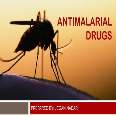 Antimalarial drugs