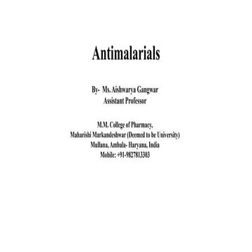 Antimalarials.pptx