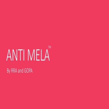 Anti mela prelims Cult-X 2015