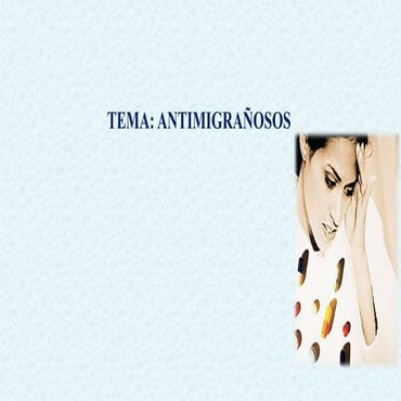 Antimigrañosos farmacologia