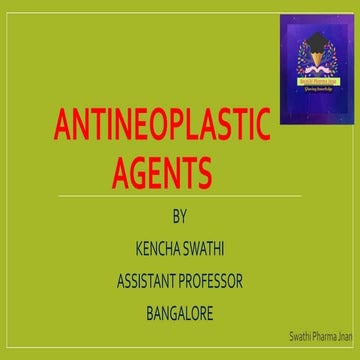 Antineoplastic agents-Anticancer drugs
