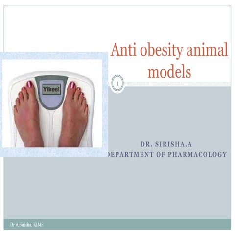 Anti obesity models