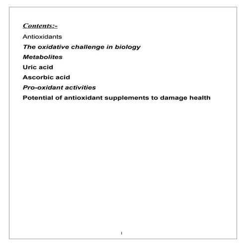 Antioxidants Doc